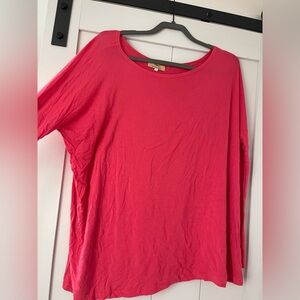 Piko 1988 Vibrant Pink Blouse